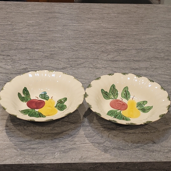 2 Vintage Blue Ridge Vegetable Bowls - Picture 2 of 7